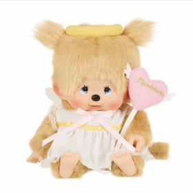 Monchhichi 快樂天使系列女孩 M號